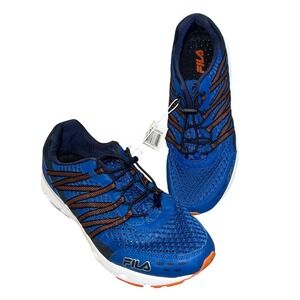 Fila Sorrento Breathable Mesh‎ Athletic Sneakers Shoes Blue & Orange Men's SZ 13